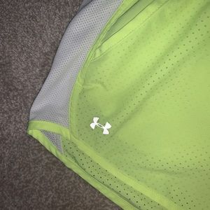Neon yellow under armor athletic shorts💛